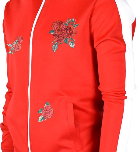 Mens Urban Hip Hop Premium Track Jacket - Slim Fit Side Taping Sportswear Urbanwear Streetwear Top