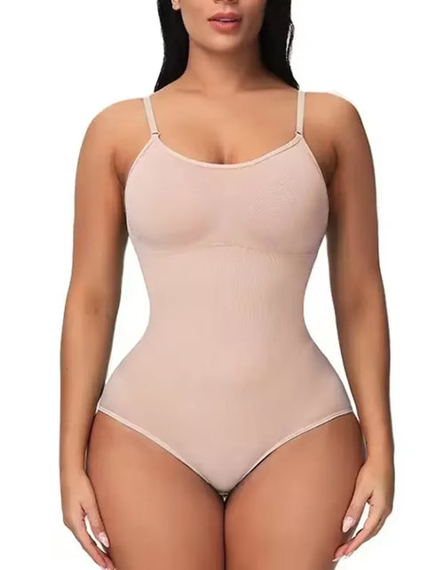 Load image into Gallery viewer, 1 Piece Solid Seamless Brief Shaping Shapewear Bodysuit, Tummy Control Butt Lifting Slimmer Body Shaper, Women'S Underwear
