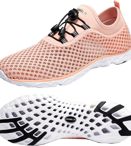 Women'S Quick Drying Aqua Water Shoes Casual Walking Shoes