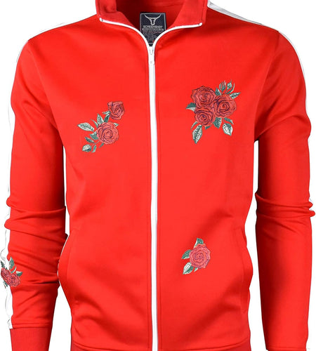 Mens Urban Hip Hop Premium Track Jacket - Slim Fit Side Taping Sportswear Urbanwear Streetwear Top