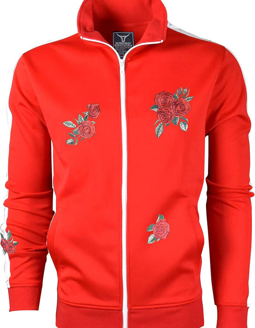 Load image into Gallery viewer, Mens Urban Hip Hop Premium Track Jacket - Slim Fit Side Taping Sportswear Urbanwear Streetwear Top
